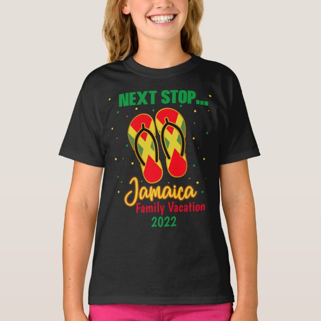 T-shirt Jamaica Vacation Next Stop Jamaica Group Matching  (Devant)