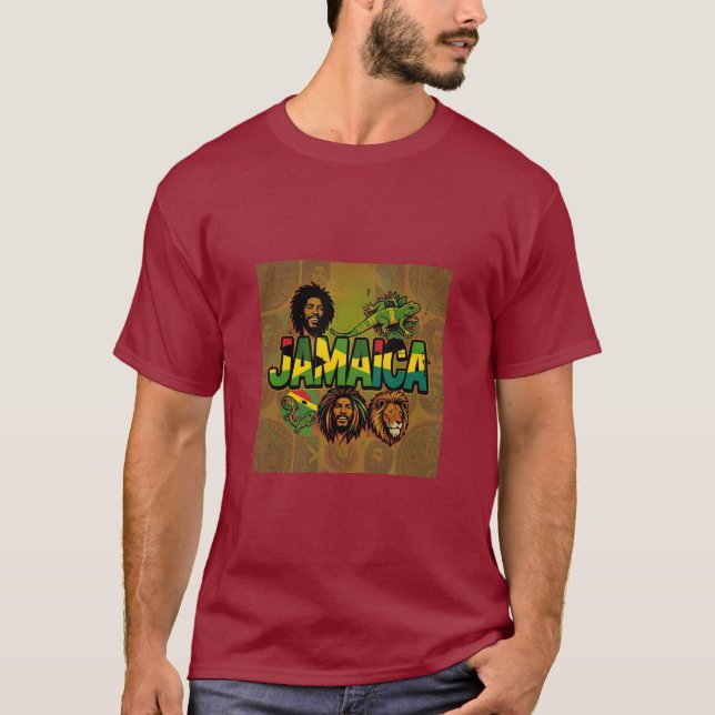 T-shirt Jamaïca yamon (Devant)