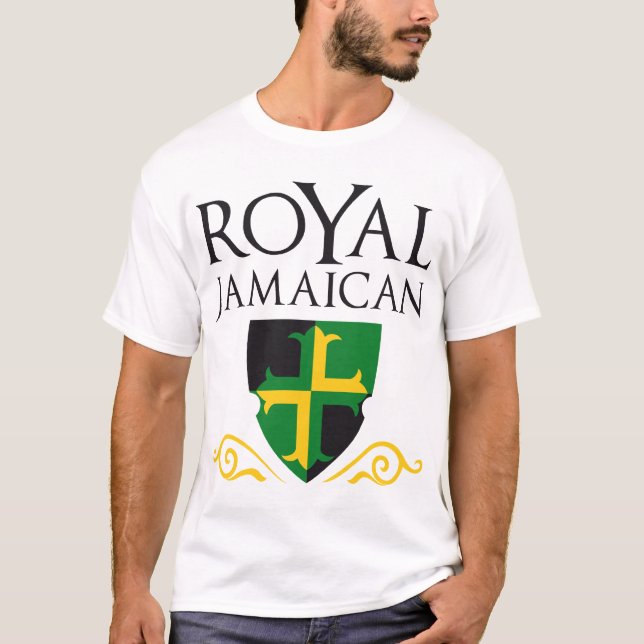 T-shirt Jamaïcain royal (Devant)
