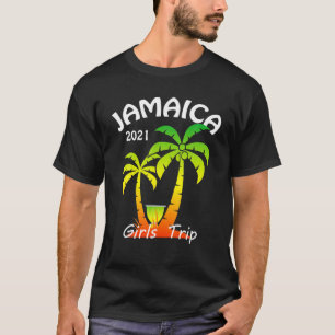 T-shirt Jamaïque 2021 Famille Correspondante Ou Amis Vacan