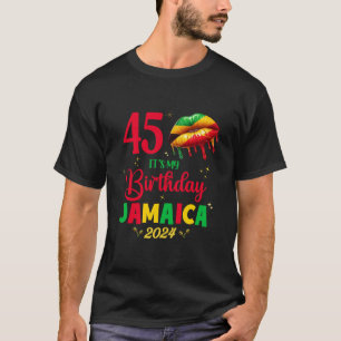 T-shirt Jamaïque 50e anniversaire Voyage Girls tenue Long 