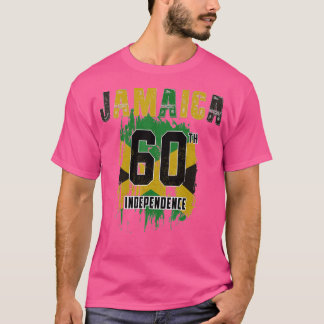 T-shirt Jamaïque 60e anniversaire de l'indépendance nation