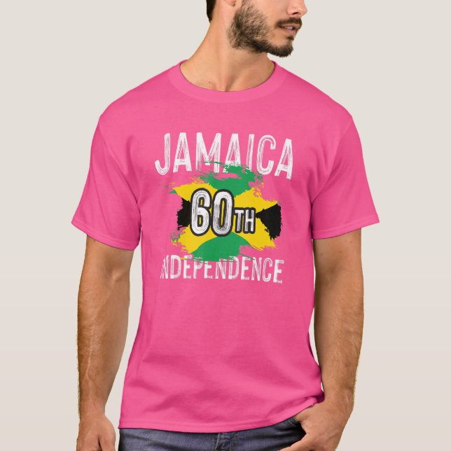 T-shirt Jamaïque 60e anniversaire de l'indépendance pour l (Devant)