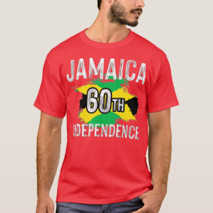 T-shirt Jamaïque 60e Jour de l'Indépendance Jamaïque Fière