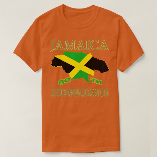 T-shirt Jamaïque 60ème anniversaire de l'indépendance 2022 (Design devant)