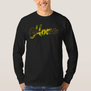 T-shirt Jamaïque Accueil Rastafarian Reggae Vintage Jamaïc