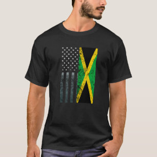 T-shirt Jamaïque American Grosses Racines Jamaïcaines Carr