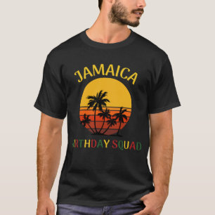 T-shirt Jamaïque Anniversaire Squad 2023 Famille correspon