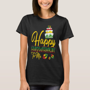 T-shirt Jamaïque Birthday Cake Joyeux anniversaire pour mo