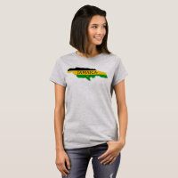 Jamaïque Carte Concepteur Chemise Vente de vêtemen