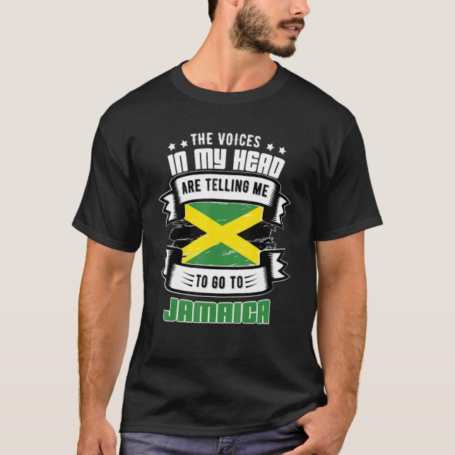 T-shirt Jamaïque dans ma tête (Devant)