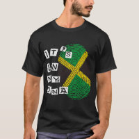Jamaïque Dans Mon ADN Fier Drapeau Jamaïcain Jamaï
