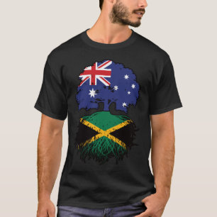 T-shirt Jamaïque Jamaïcaine Australie racine arbre