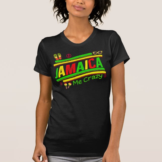 T-shirt Jamaïque Me Crazy Cruise Vacances Groupe Correspon (Devant)