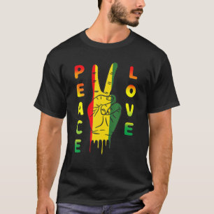 T-shirt Jamaïque Reggae Music Rasta Pride Peace Lov