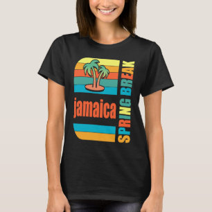 T-shirt Jamaïque Spring Break High School Retro Beach Grap