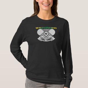 T-shirt Jamaïque Tennis de Table Soutenez le Ping Pong Ja