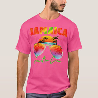 T-shirt Jamaïque Vacances Crew Beach Sun Sand Group Matchi