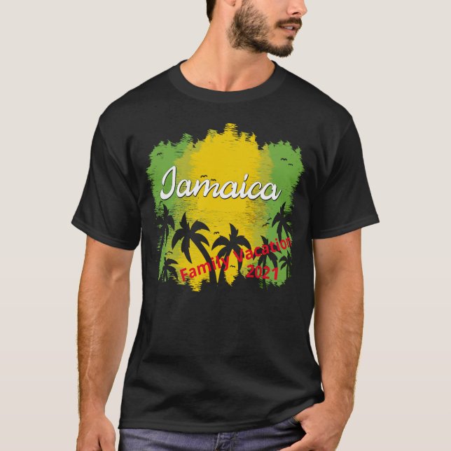 T-shirt Jamaïque Vacation Matching Group Reggae Souvenirs (Devant)