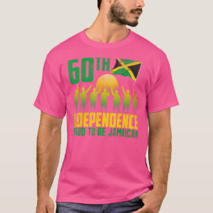 T-shirt Jamaïque vintage 60e anniversaire de l'indépendanc