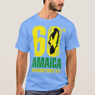 T-shirt Jamaïque vintage 60e anniversaire de l'indépendanc