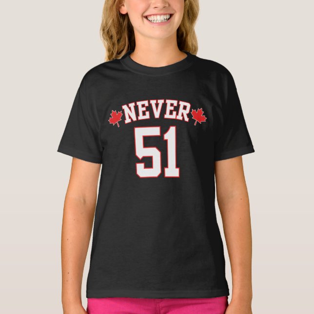 T-shirt Jamais 51 - Canada Jamais 51 État (Devant)