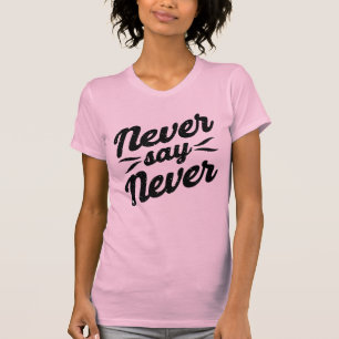 T-shirt JAMAIS DIRE NE JAMAIS #vintage #retro