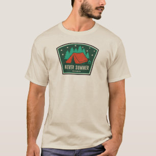T-shirt Jamais été sauvage Colorado Camping