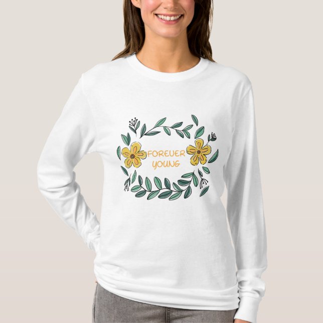 T-shirt Jamais jeune (Devant)