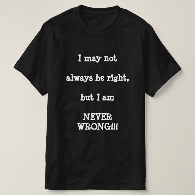 T-shirt jamais mal (Design devant)