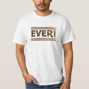 T-shirt Jamais ! - Manches courtes blanches pour hommes ou