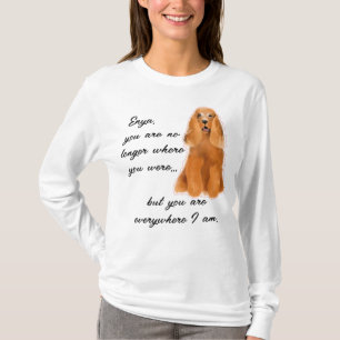 T-shirt "Jamais oublié" Meilleur Chien Ami Personnalisable