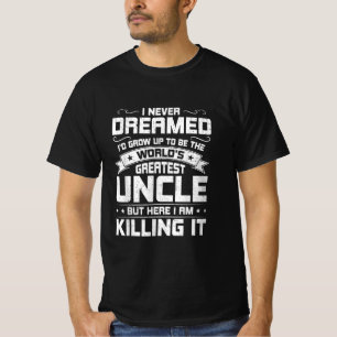T-shirt Jamais rêvé d'être le plus grand oncle