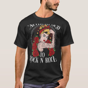 T-shirt Jamais Trop Vieux Pour Rocher N´Roll ARRIÈRE-PLAN 
