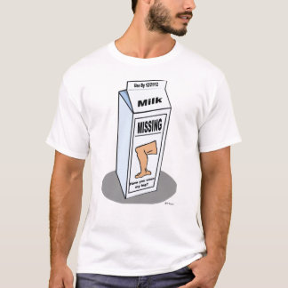 T-shirt Jambe absente