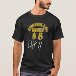 T-shirt Jambe cassée pour enfants Hommes Femmes Histoire d