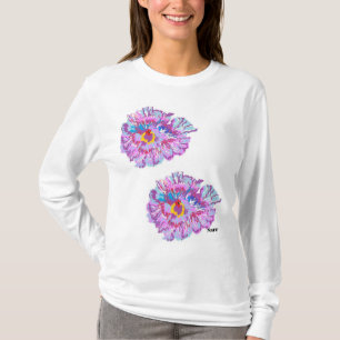 T-Shirt : Jambe Longue Femme ? Hibiscus des fleurs