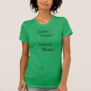 T-shirt Jambo Habari Fine Jersey