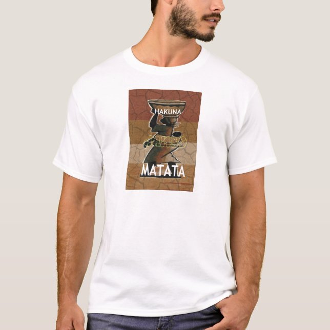 T-shirt Jambo Habari Hakuna Matata. (Devant)