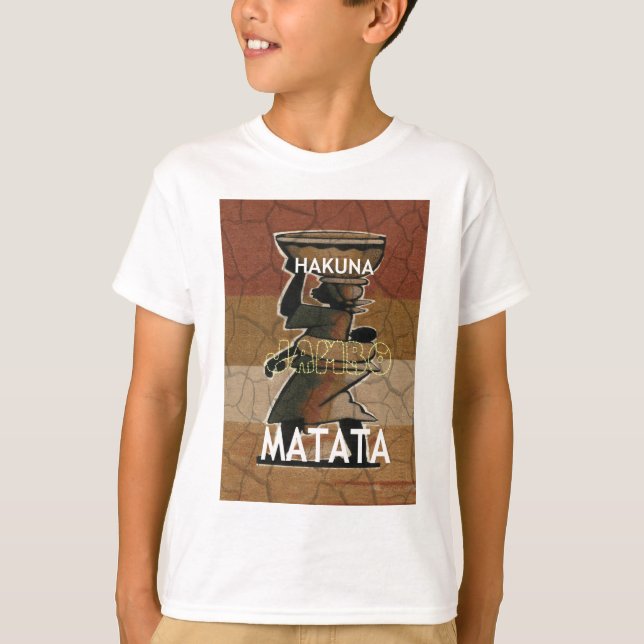 T-shirt Jambo Habari Hakuna Matata. (Devant)