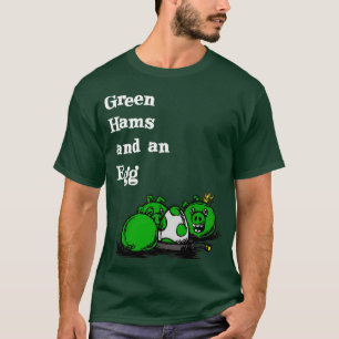 T-shirt jambon vert et oeuf