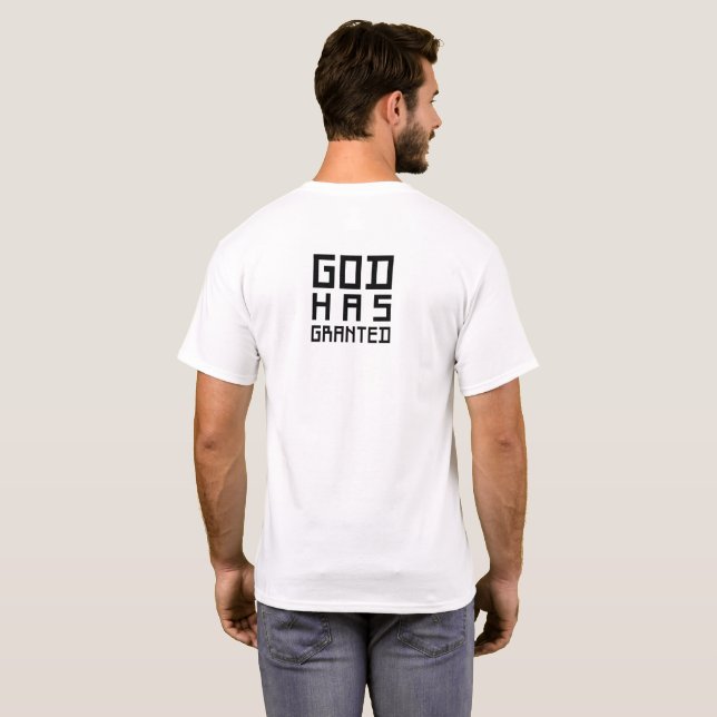 T-shirt James "Dios ha concedido" (Dos entier)