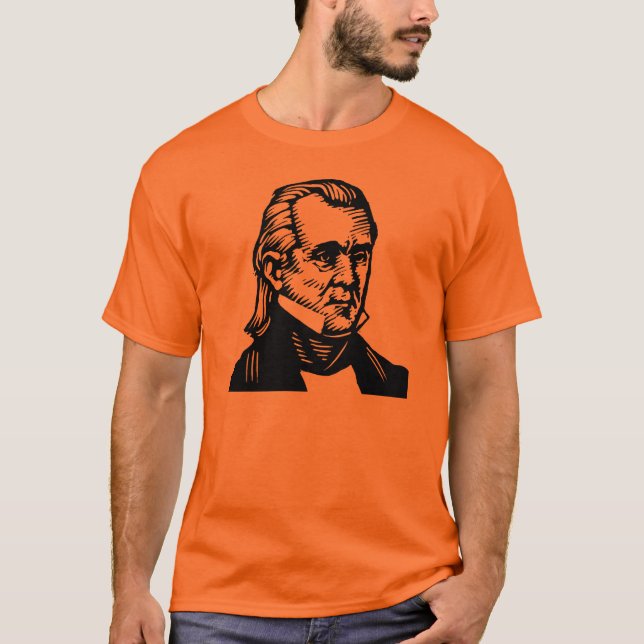 T-shirt James K Polk "11" pièce en t (Devant)
