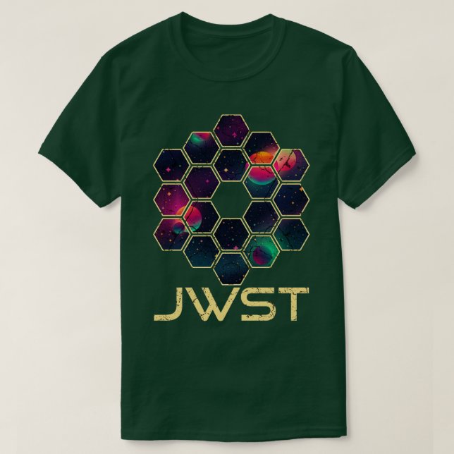 T-shirt James Webb Elescope spatial JWS Astronomy Science  (Design devant)