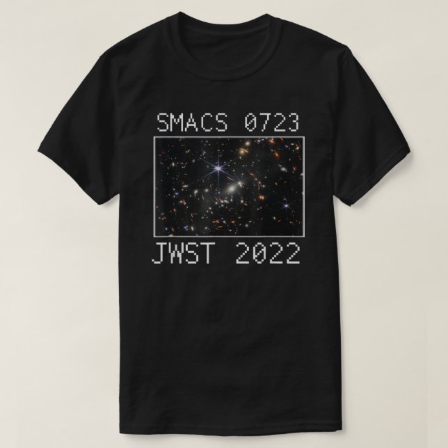 T-shirt James Webb Space Telescope 2022 Jwst Galaxy Space  (Design devant)