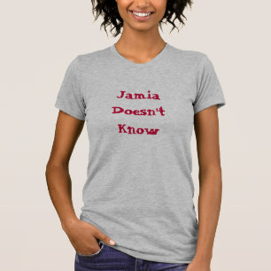 T-shirt Jamia ne sait pas
