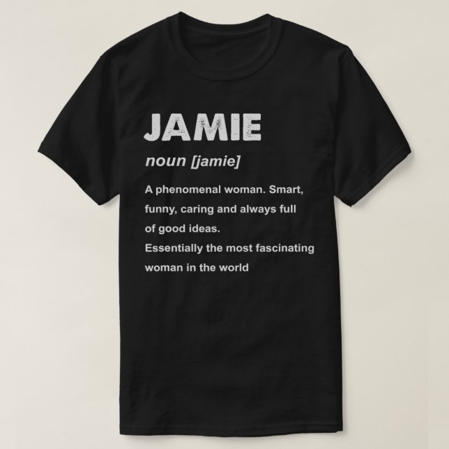T-shirt Jamie  (Design devant)