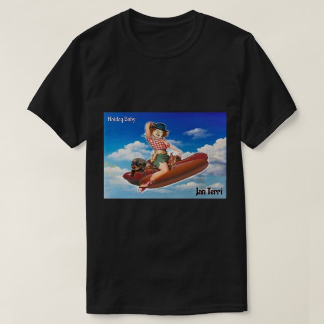 T-shirt Jan Terri Hotdog bébé ! Jan Terri (Design devant)