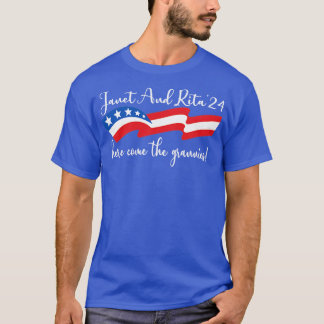 T-shirt Janet et Rita Bluey Grannies 24 Pour le président
