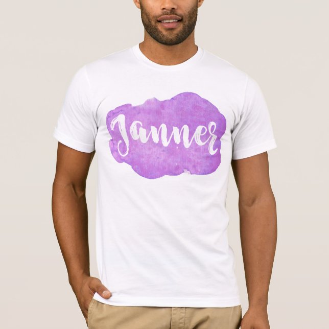 T-shirt Janner Devon Dialect Slang Tee (Devant)